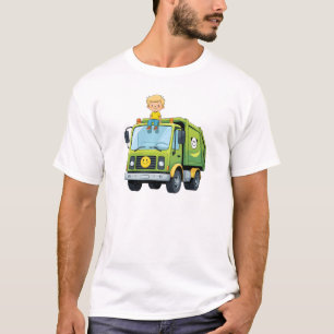 T-shirt Whesome Boy & Truck - Cosy Kids Cartoon Art