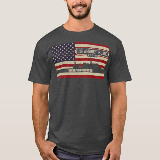 T-shirt Whidbey Island LSD41 Débarquement quai navire Vint