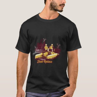 T-shirt Whimsical Autumn Rubber Duck Illustration Graphic