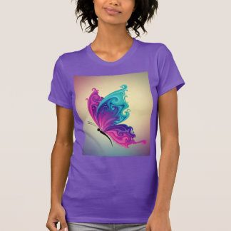 T-shirt Whimsical Butterfly in Motion