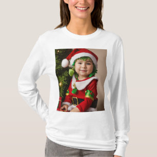 T-shirt Whimsical Christmas Watercolor sur noir