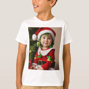 T-shirt Whimsical Christmas Watercolor sur noir