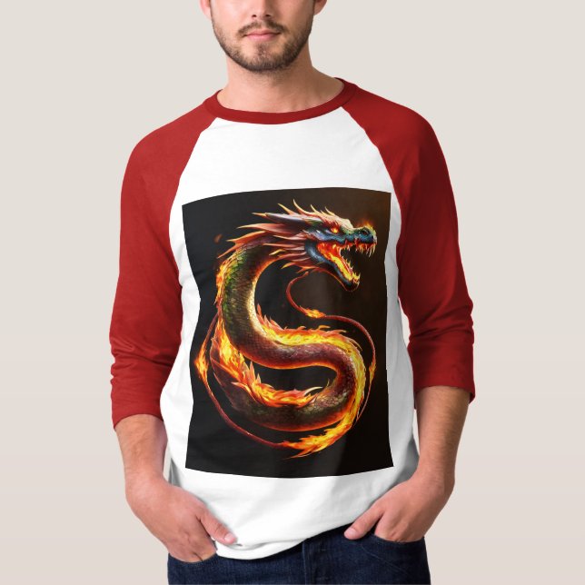 T-shirt - Whimsical Dragon Dreamscape (Devant)