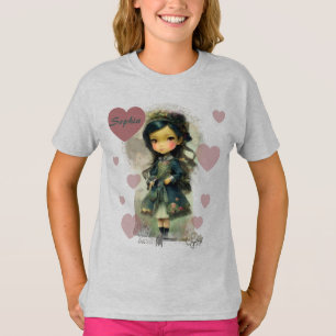 T-shirt Whimsical Kawaii Fairy Tale Girl