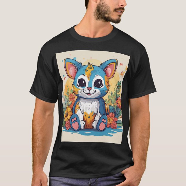 T-shirt Whimsical Koala & Eucalyptus - Emb (Devant)