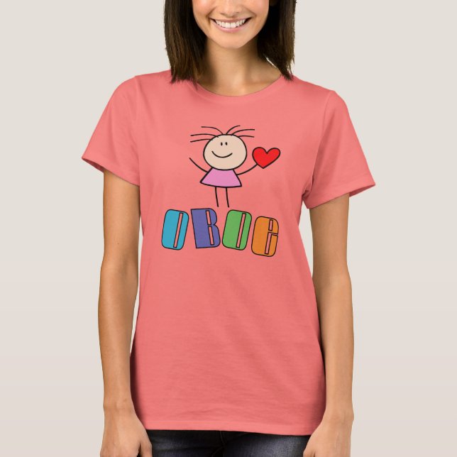 T-shirt Whimsical Oboe (Devant)