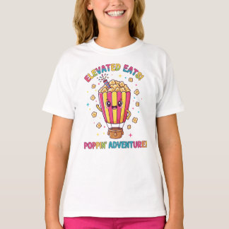T-shirt Whimsical Popcorn Sky Ride