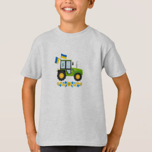 T-shirt Whimsical Ukraine Tractor Kids