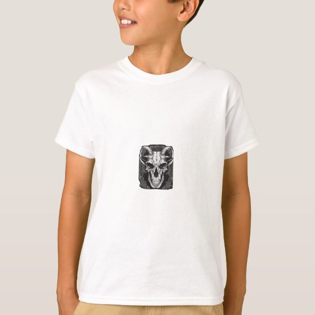 T-shirt Whimsigoth Crâne Gothique esthétique Design classi (Devant)
