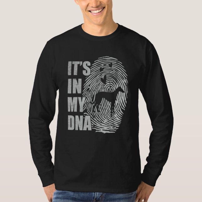 T-shirt Whippet DNA Dog Mom Dad Dog (Devant)