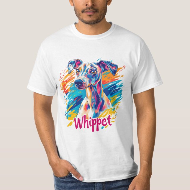T-shirt Whippet Dog (Devant)