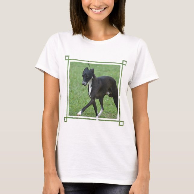 T-shirt Whippet doux (Devant)