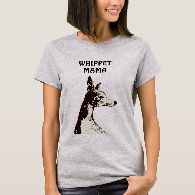 T-shirt Whippet MAMA ère (Devant)