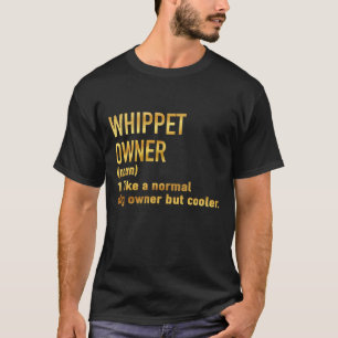 T-shirt whippet propriétaire comme un chien propriétaire