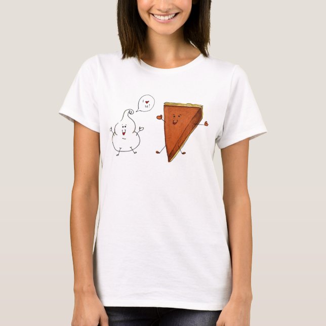 T-shirt Whippy & Pumpkin Pie Women's Long Sleeved Tee (Devant)