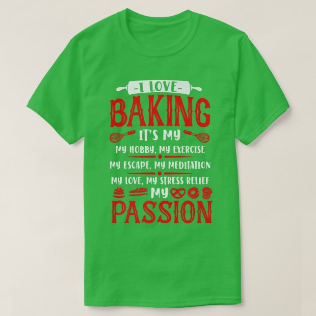 T-shirt Whisk à broche à cuisson au four (Design devant)