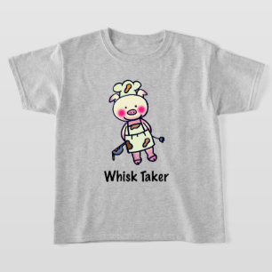 T-shirt Whisk Taker Pig - Drôle Chef Design