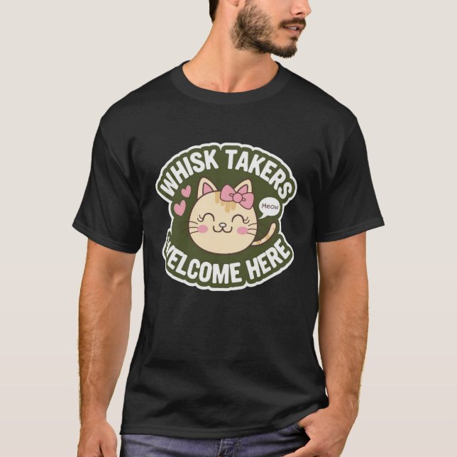 T-shirt Whiskakers Bienvenue ici (Devant)