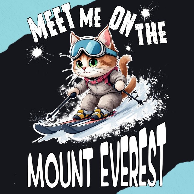 T-shirt Whiskers, le chat d'aventure sans peur - Manche lo (Créateur téléchargé)