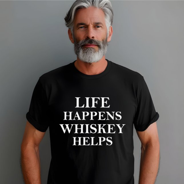 T-shirt Whiskey aide à drôles de paroles d'alcool (Créateur téléchargé)