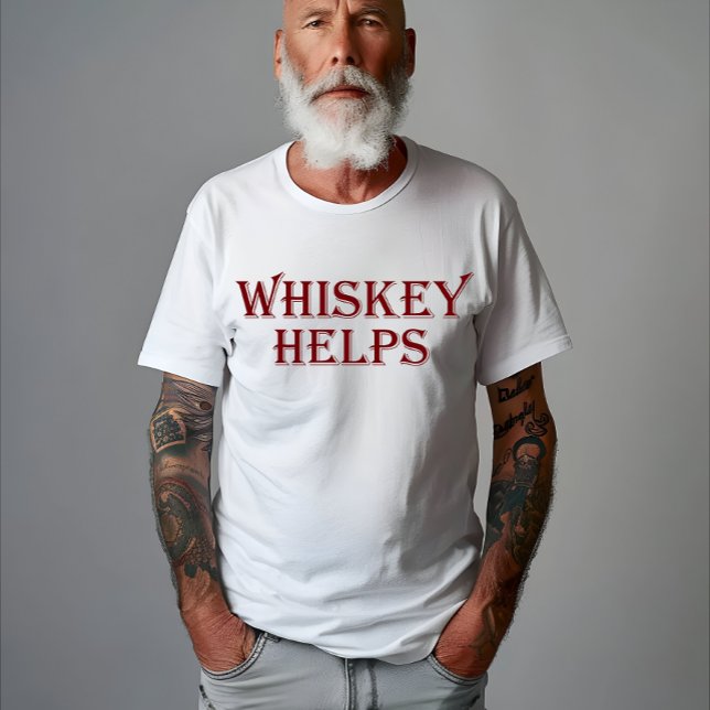 T-shirt Whiskey aide à drôles l'alcool dit whisky citation (Créateur téléchargé)