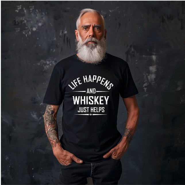 T-shirt Whiskey aide les citations amusantes boire des par (Créateur téléchargé)