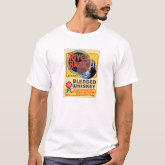 T-shirt Whiskey Blu River Bank