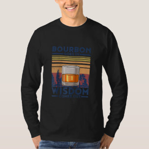 T-shirt Whiskey Bourbon entre dans la sagesse sort