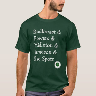 T-shirt Whiskey Brands de distillateurs irlandais