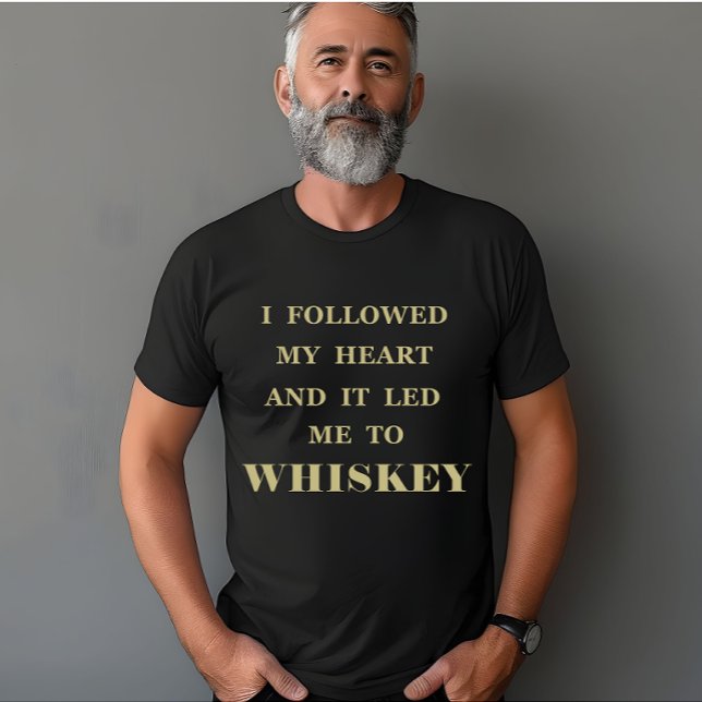 T-shirt Whiskey cite d'étranges paroles d'alcool (Créateur téléchargé)