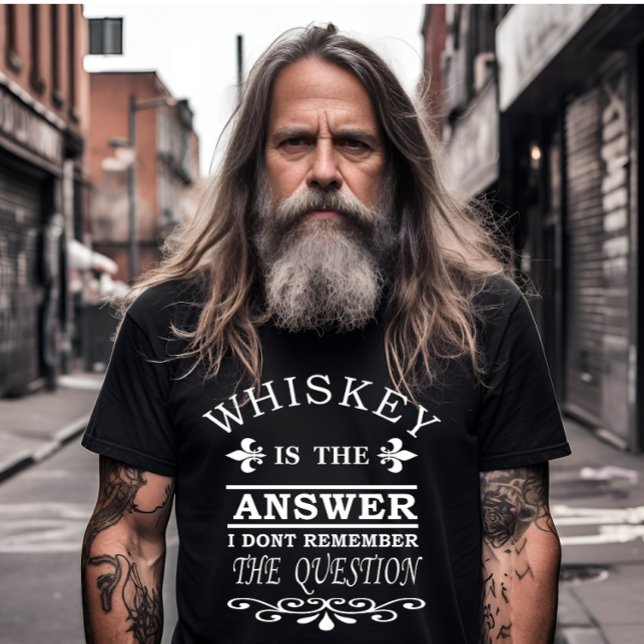 T-shirt Whiskey cite d'étranges paroles d'alcool (Créateur téléchargé)