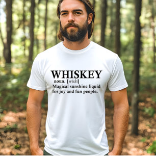 T-shirt Whiskey, définition citations amusantes pour boire