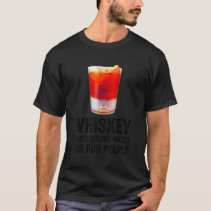T-shirt Whiskey Definition Magique Eau Brown Pour Les Pers
