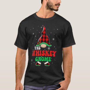 T-shirt Whiskey Gnomo Buffalo Plaid Matching Family Christ