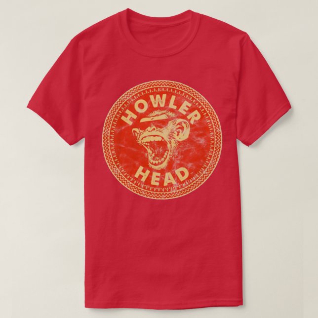 T-shirt Whiskey Howler Head (Design devant)