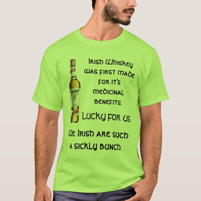 T-shirt Whiskey irlandais (Devant)