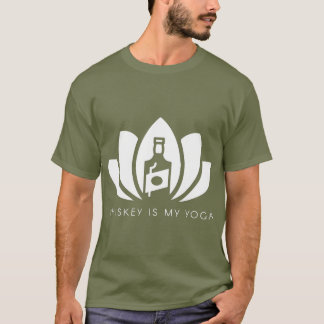 T-shirt Whiskey is My Yoga