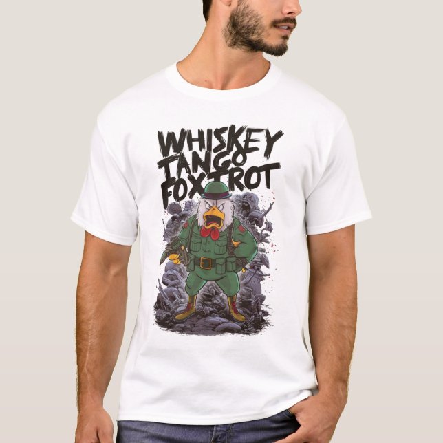 T-shirt Whiskey Tango Foxtrot (Devant)