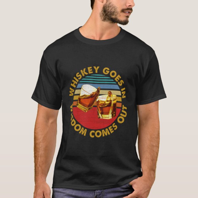 T-shirt Whiskey Va Dire Whisky (Devant)