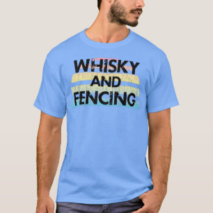 T-shirt Whisky et clôture