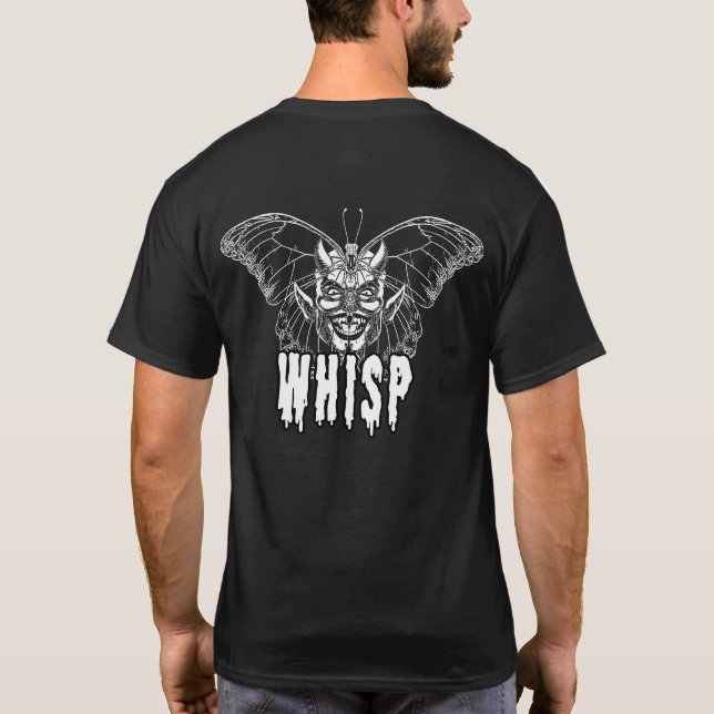 T-shirt WHISP - Gothique Demon Butterfly Design | Art fonc (Dos)