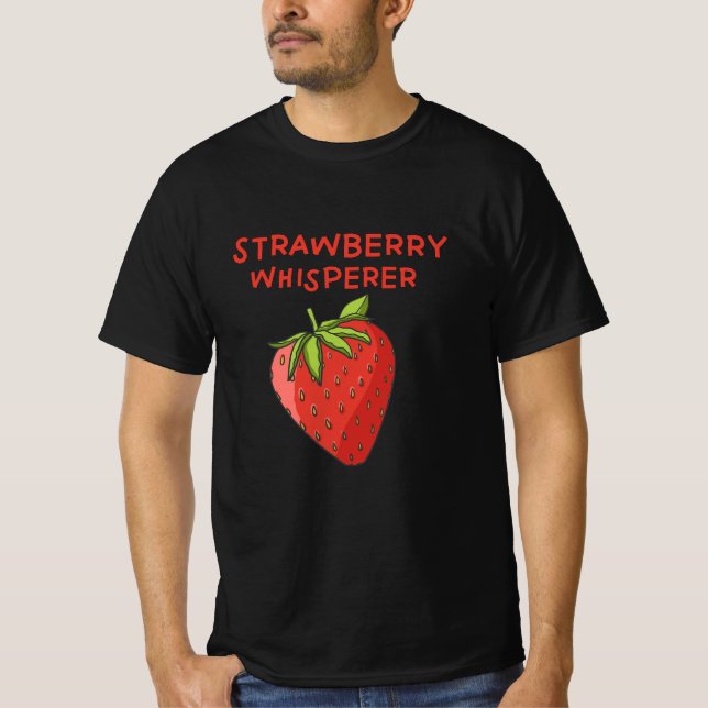 T-shirt Whisperer aux fraises (Devant)