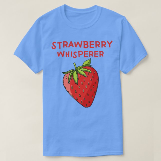 T-shirt Whisperer aux fraises 2 (Design devant)