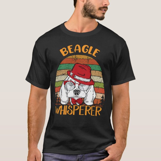 T-shirt Whisperer Beagle 199 (Devant)