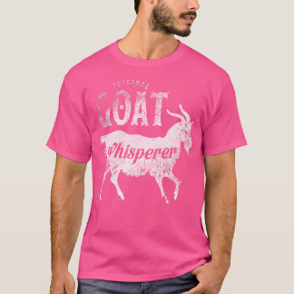 T-shirt Whisperer de chèvre d'origine Drôle Mignonne Agric