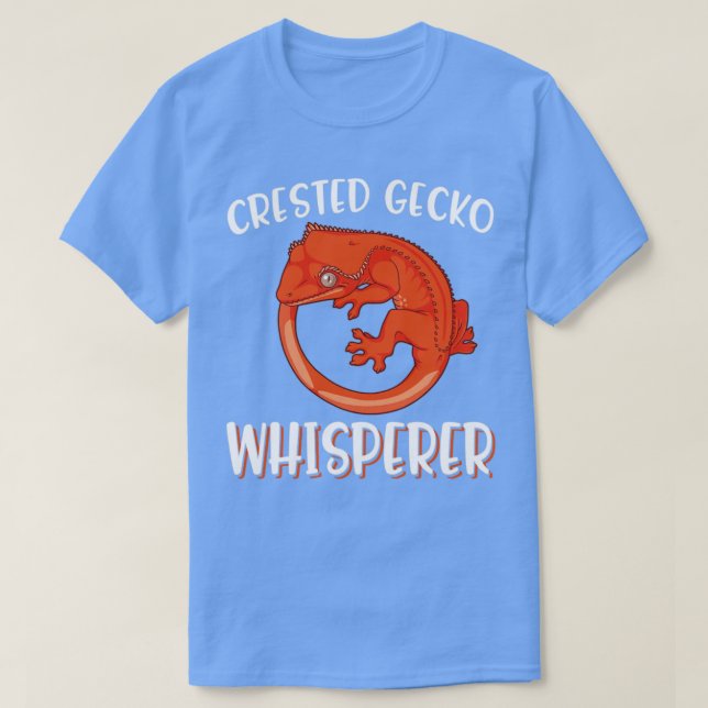 T-shirt Whisperer de Gecko à crête (Design devant)