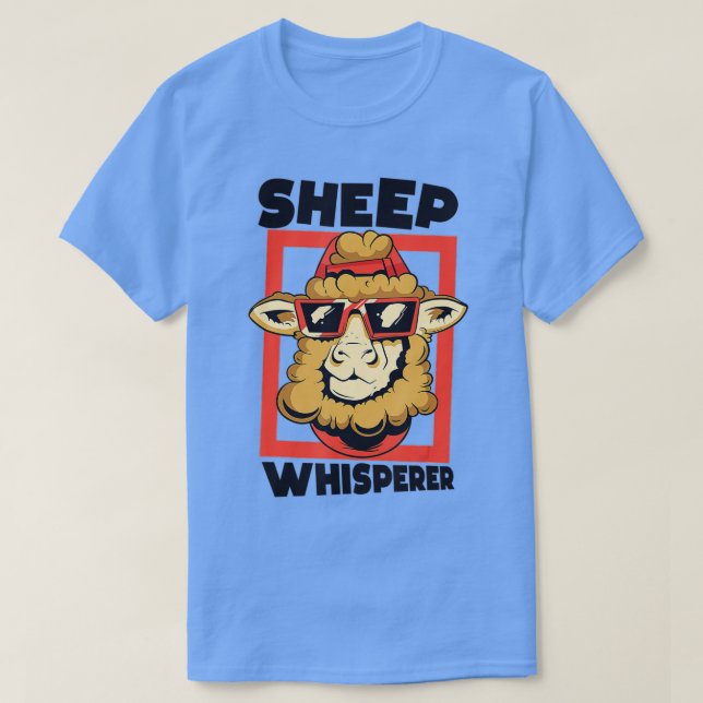 T-shirt Whisperer de mouton, Enfants d'élevage de mouton (Design devant)