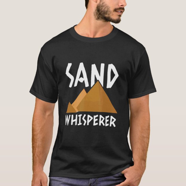 T-shirt Whisperer De Sable Pour Un Archéologue Égyptien (Devant)