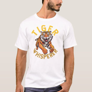 T-shirt Whisperer de tigre, animal sauvage