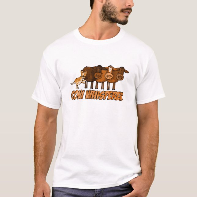 T-shirt whisperer de vache (Devant)